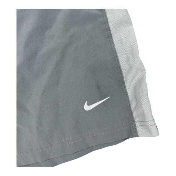 Nike Gray Basketball Shorts Men’s XL Single Swoosh Y2K Sportswear Training - Picture 2 of 12